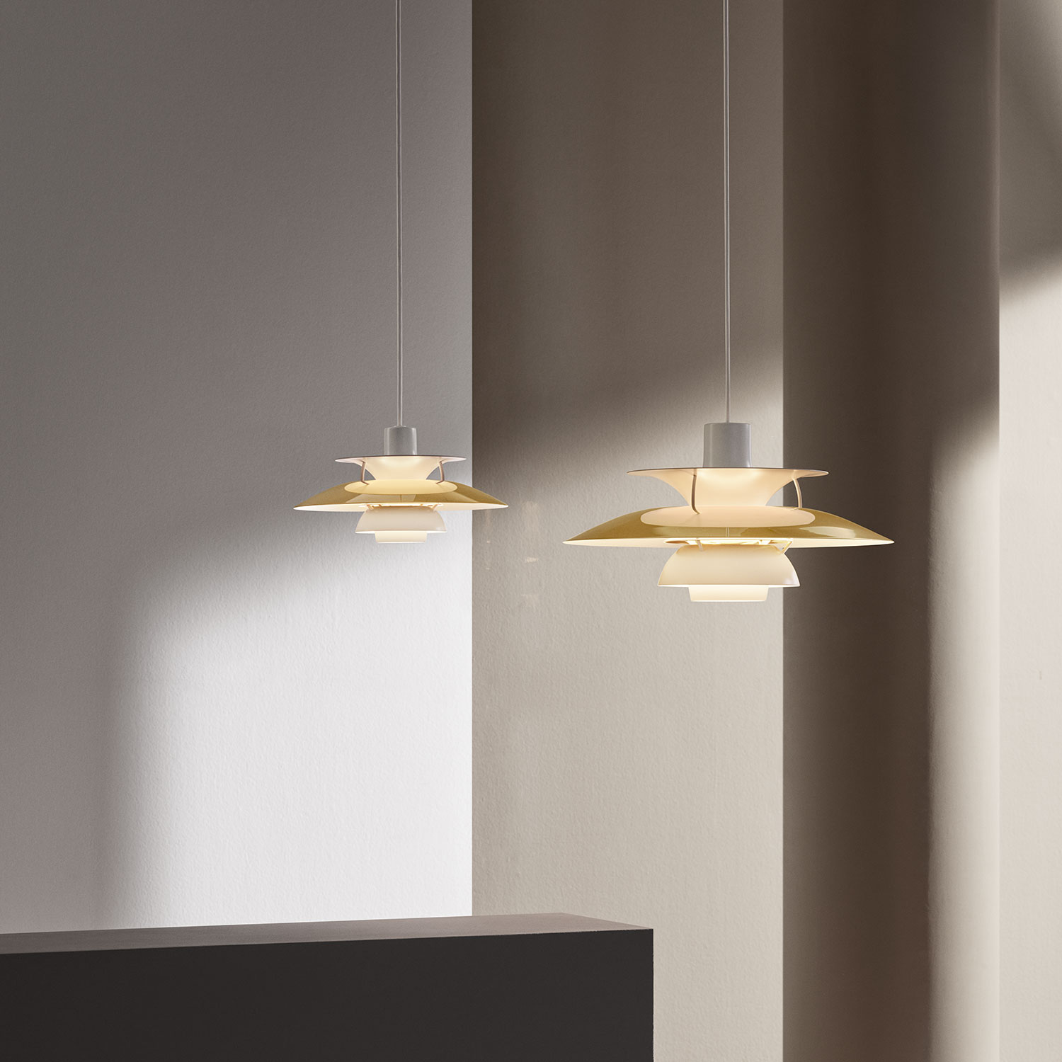 Louis Poulsen PH5 Pendelleuchte messing 106232