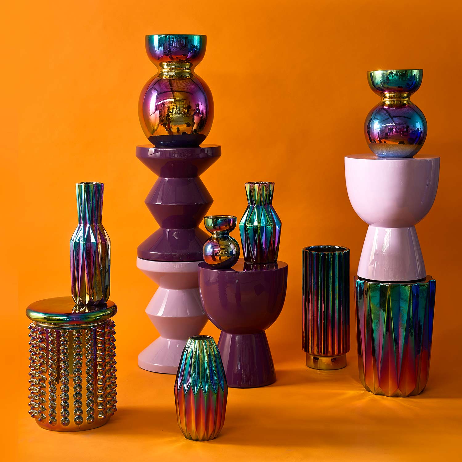 pols potten oily folds vase tisch 99079