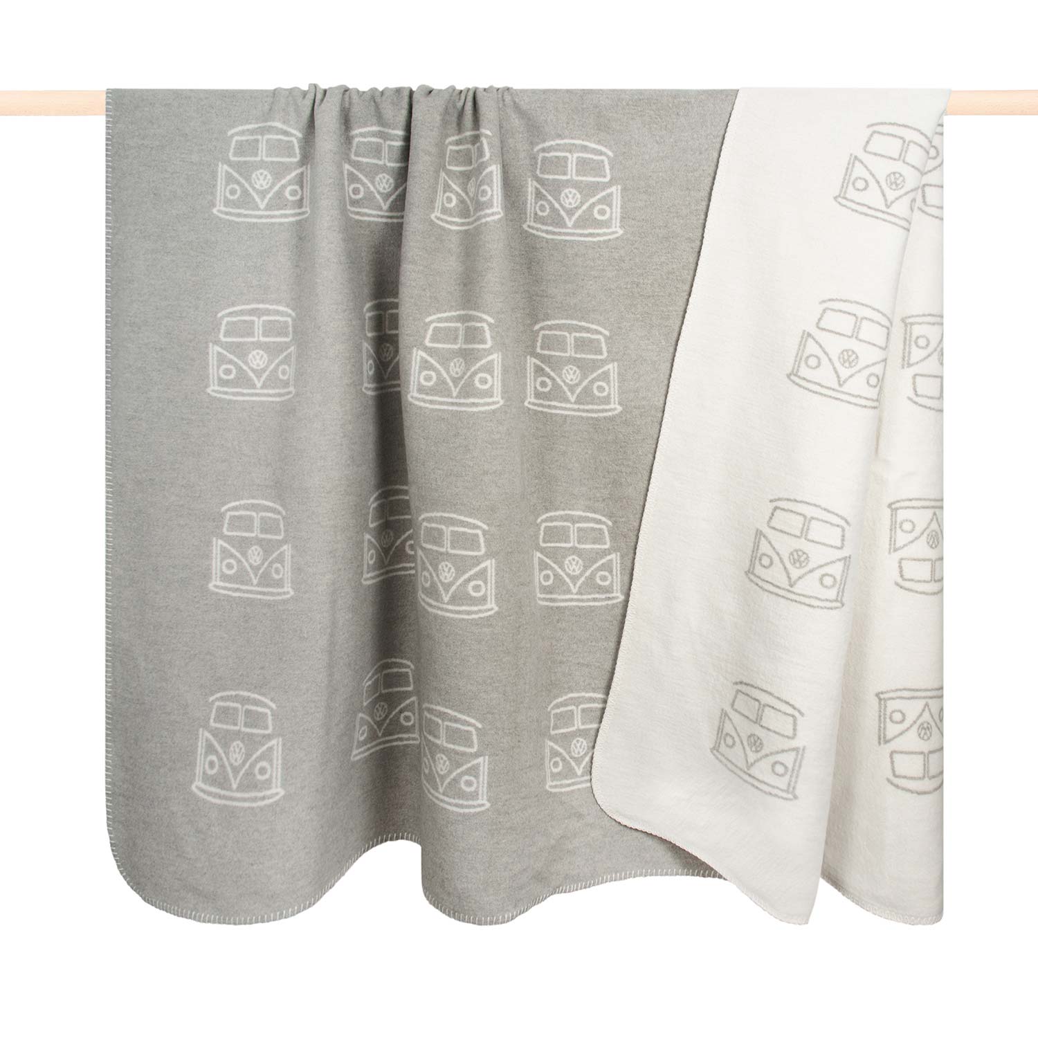 pad Bussies Decke grau 102136