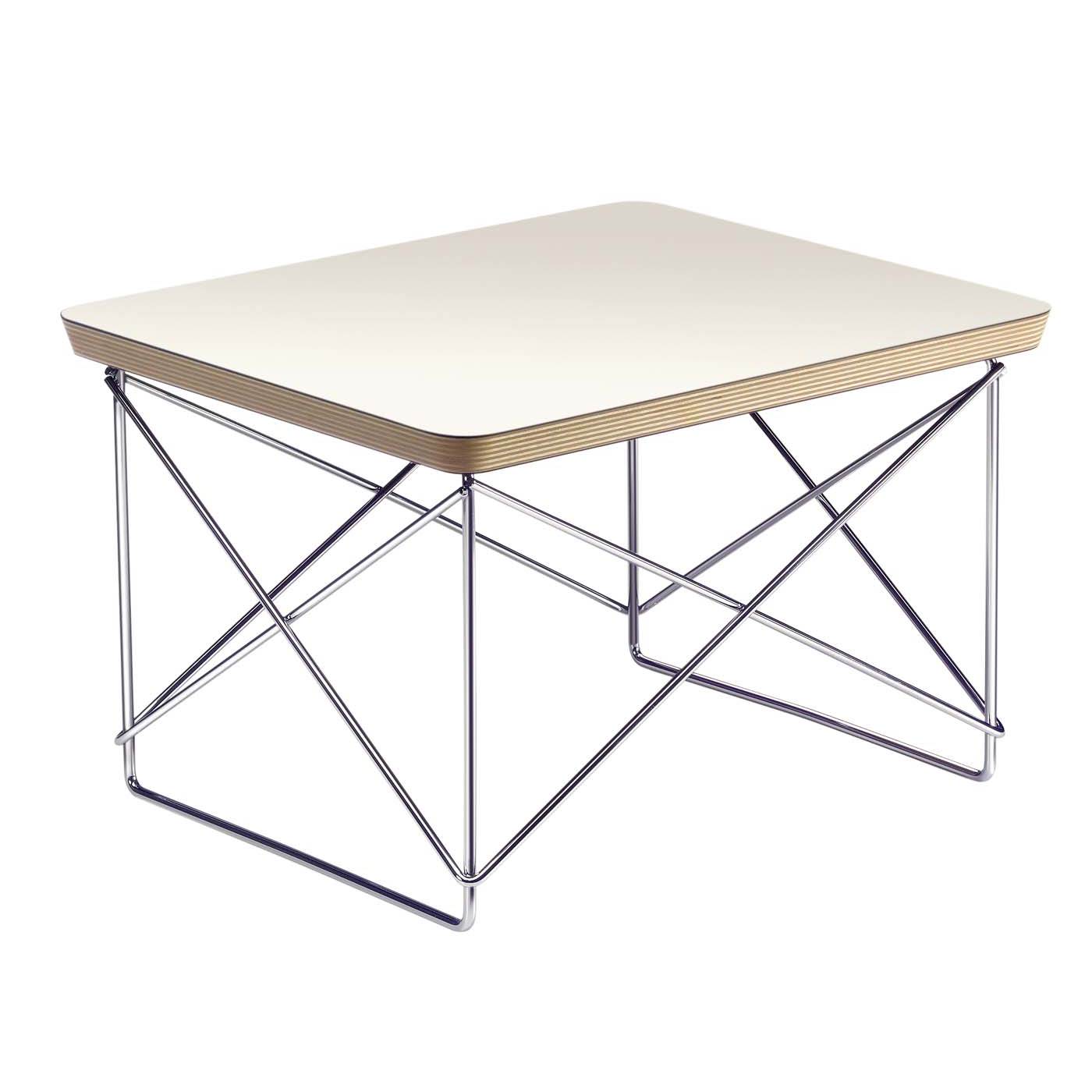 vitra occasional table chrom weiss