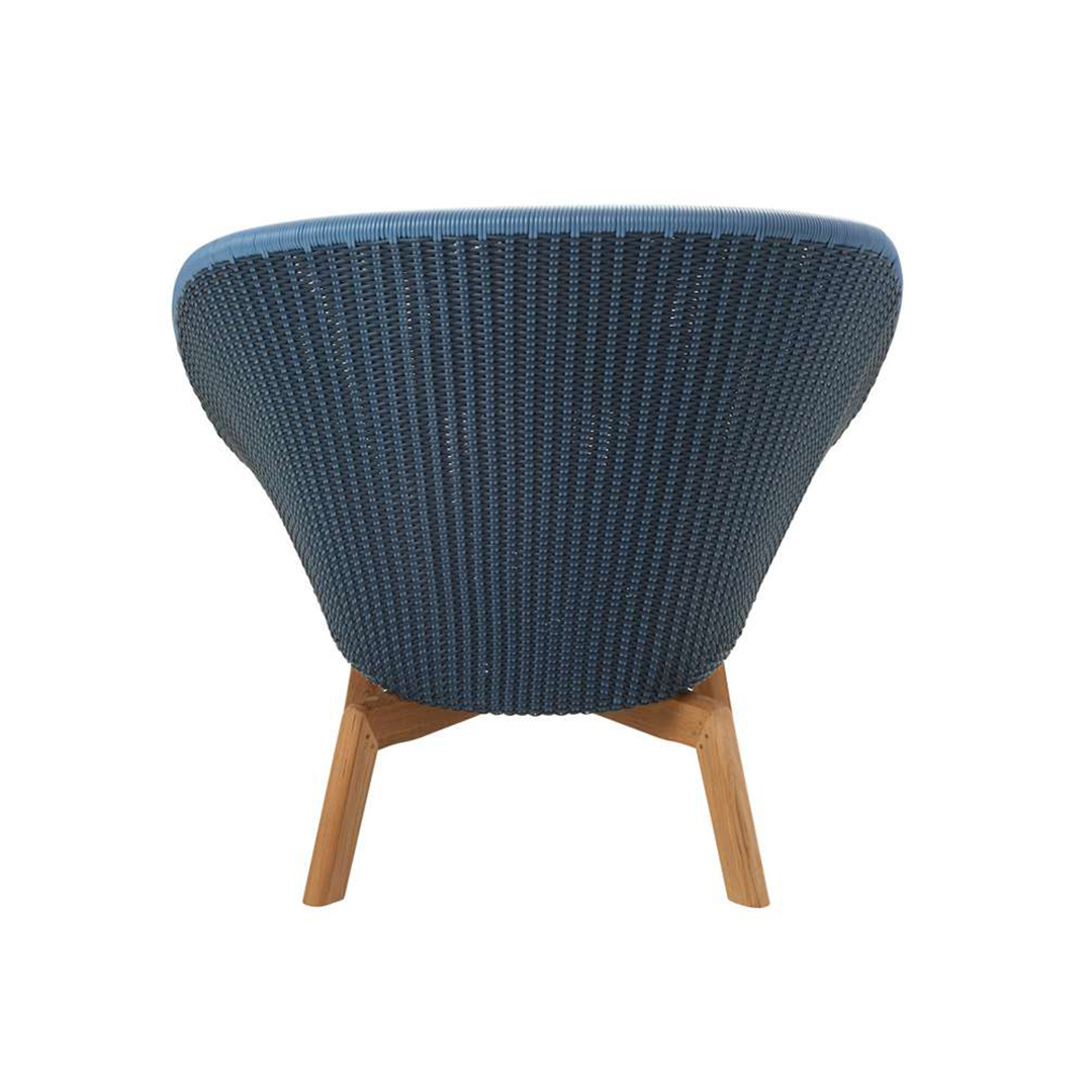 cane line peacock loungesessel midnight dusty blue hinten 78476