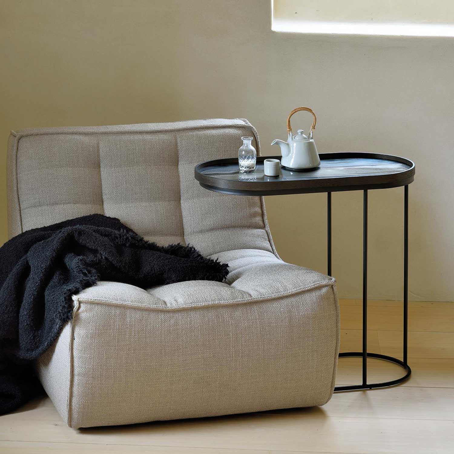 ethnicraft alpone plaid nero ambiente sofa 87884