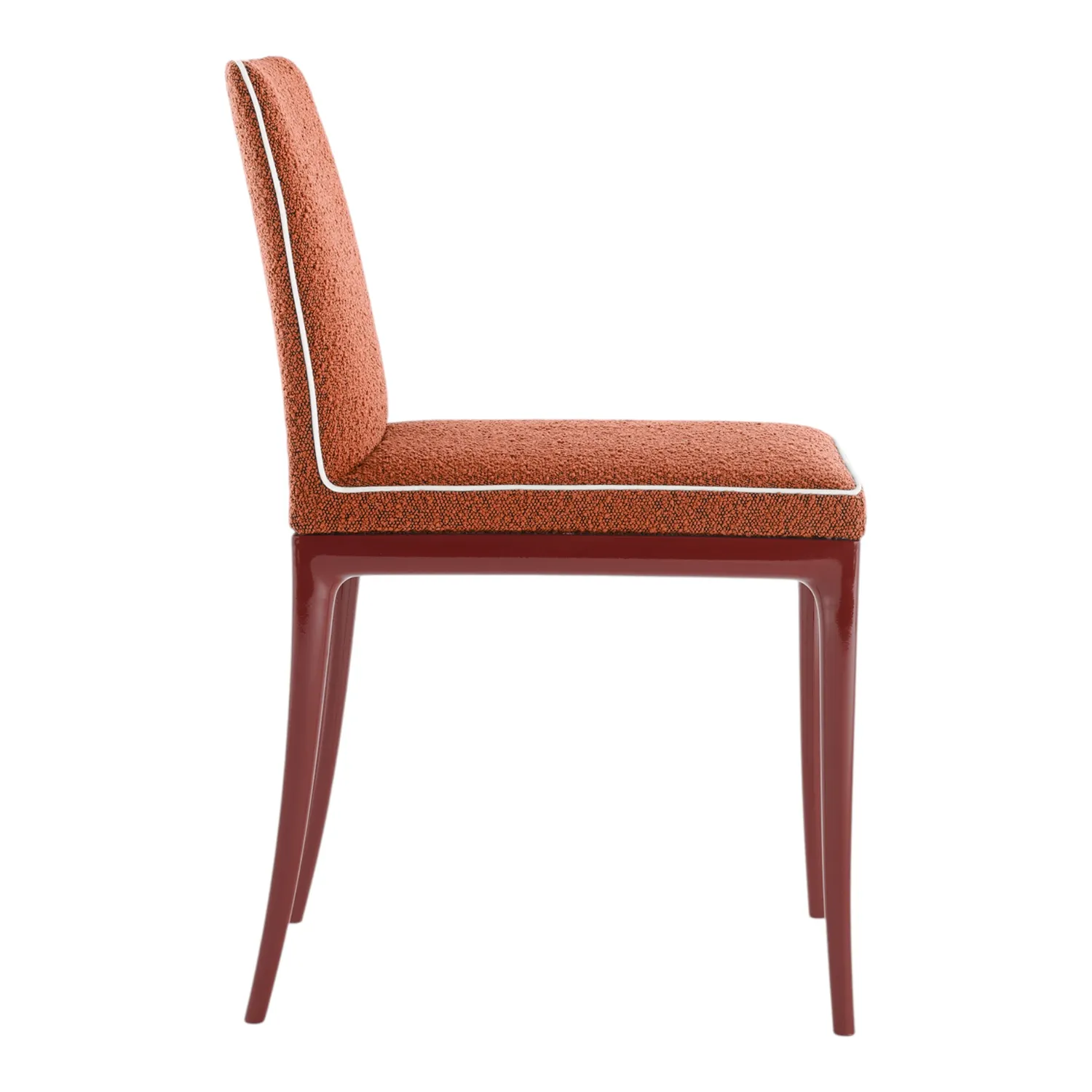 Kartell - Lillybet Stuhl Bouclè burgundy/rot