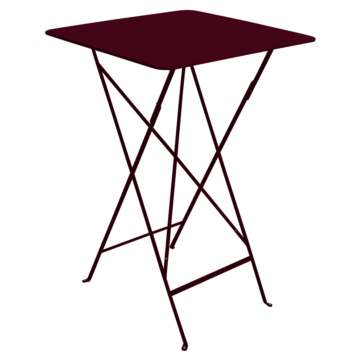Fermob - Bistro Outdoor Stehtisch 71x71 cm schwarzkirsche