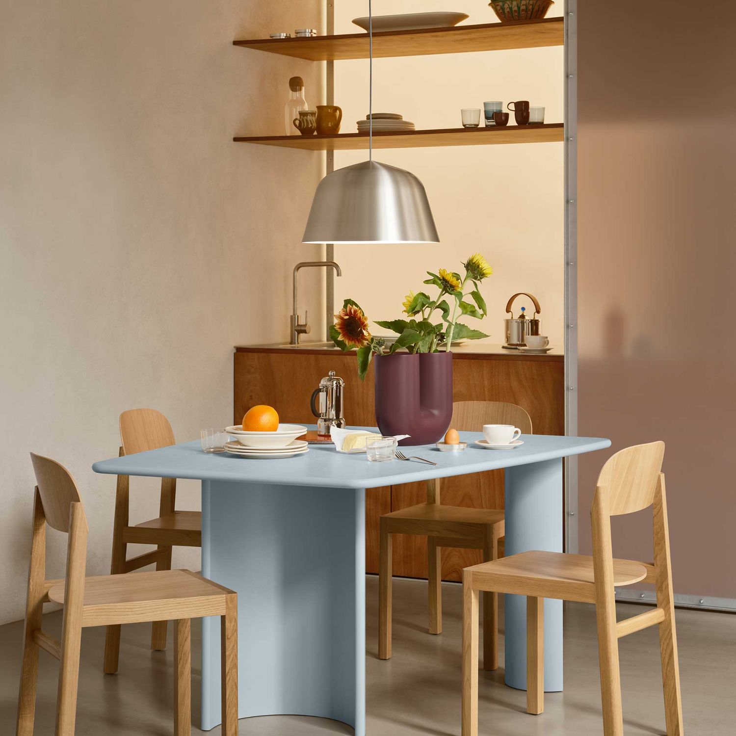 Muuto - Ambit Pendelleuchte Ø 40 cm grau