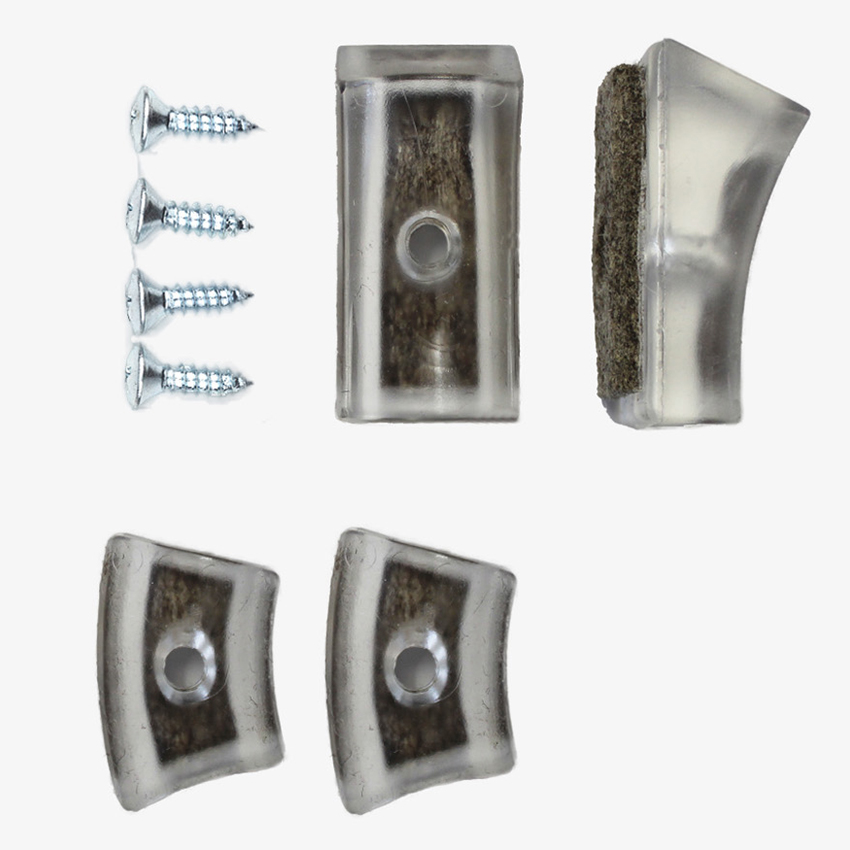 thonet gleiter freischwinger transparent mit filz 102142