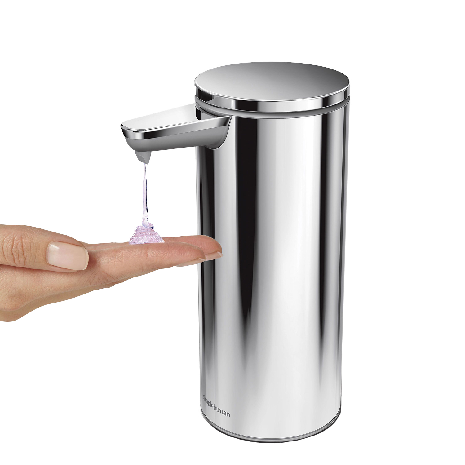 simplehuman sensorspender fuer fluessigseife poliert seife 98404