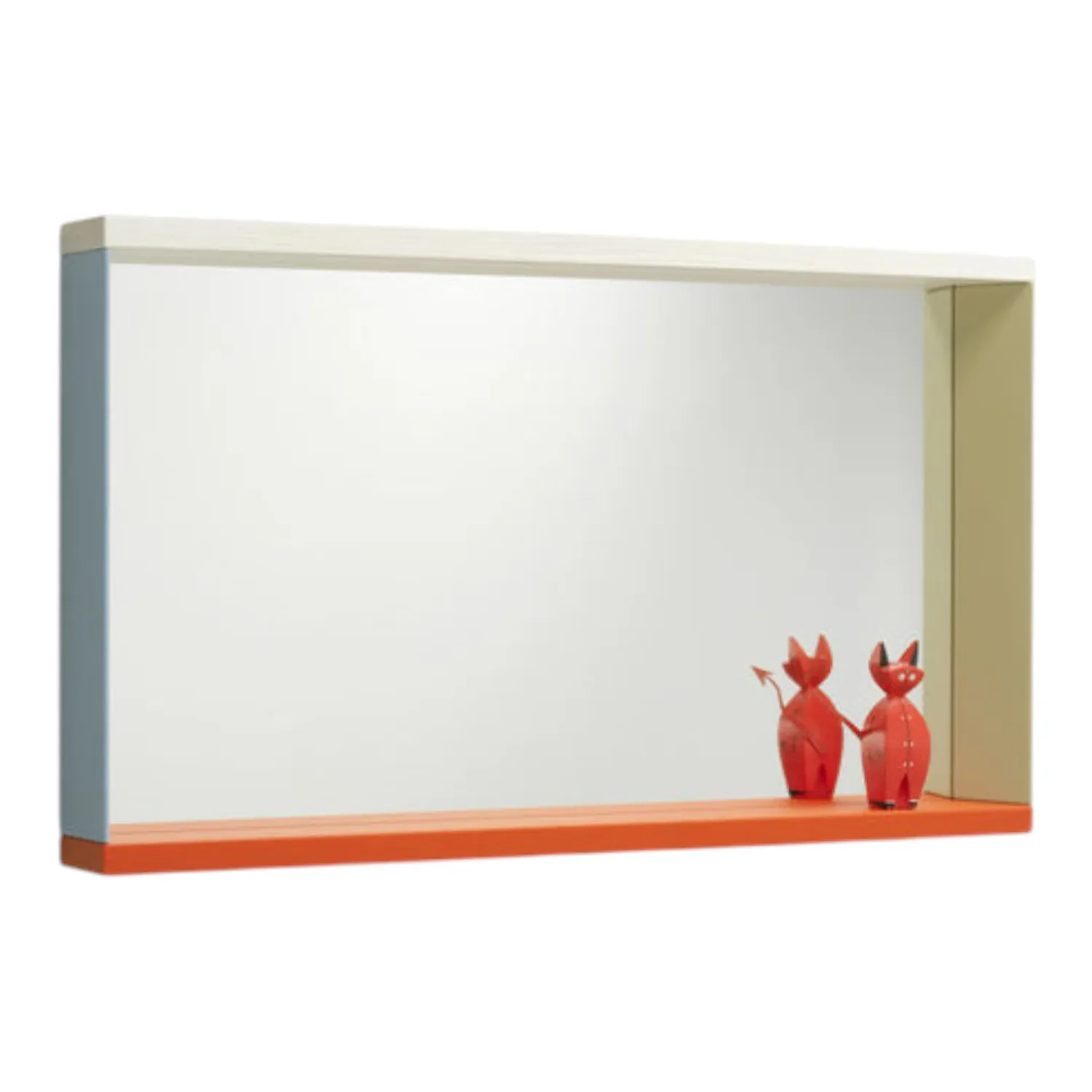 Vitra - Colour Frame Spiegel blau/orange medium
