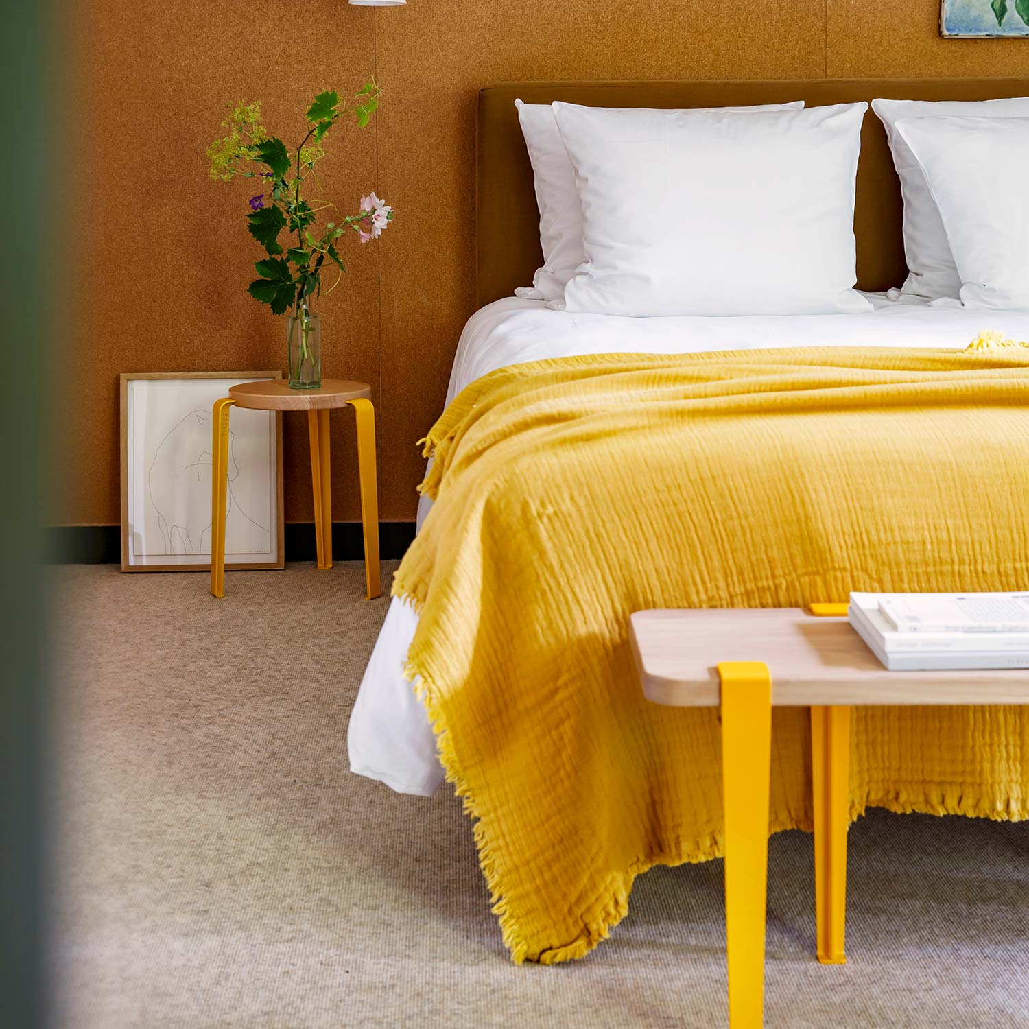 Tiptoe - Duke Sitzbank Eiche eukalyptusgrau