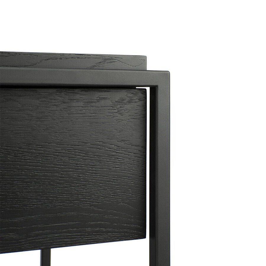 ethnicraft monolit nachttisch schwarz details 87909