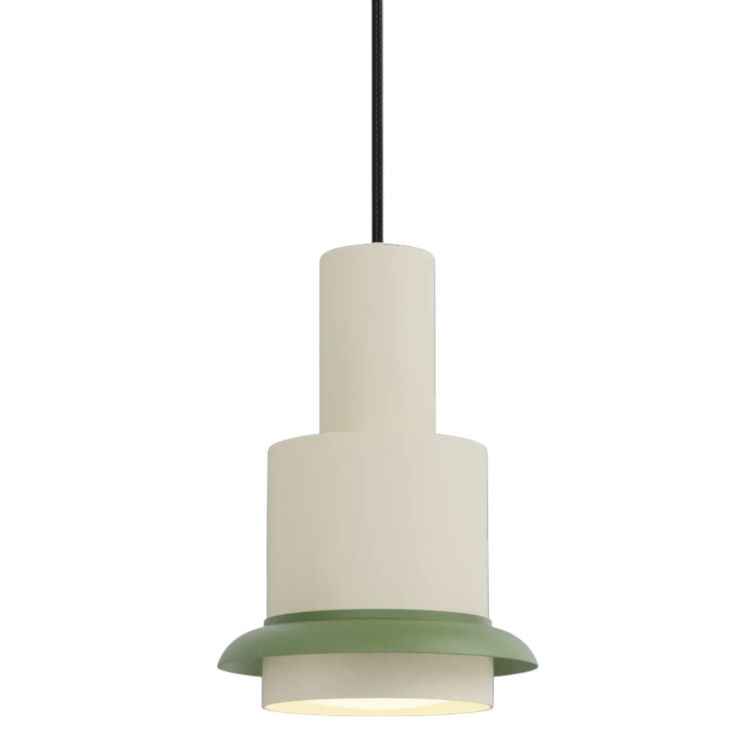 DCW - Chaumont Pendelleuchte Ø 19 cm weiß grün