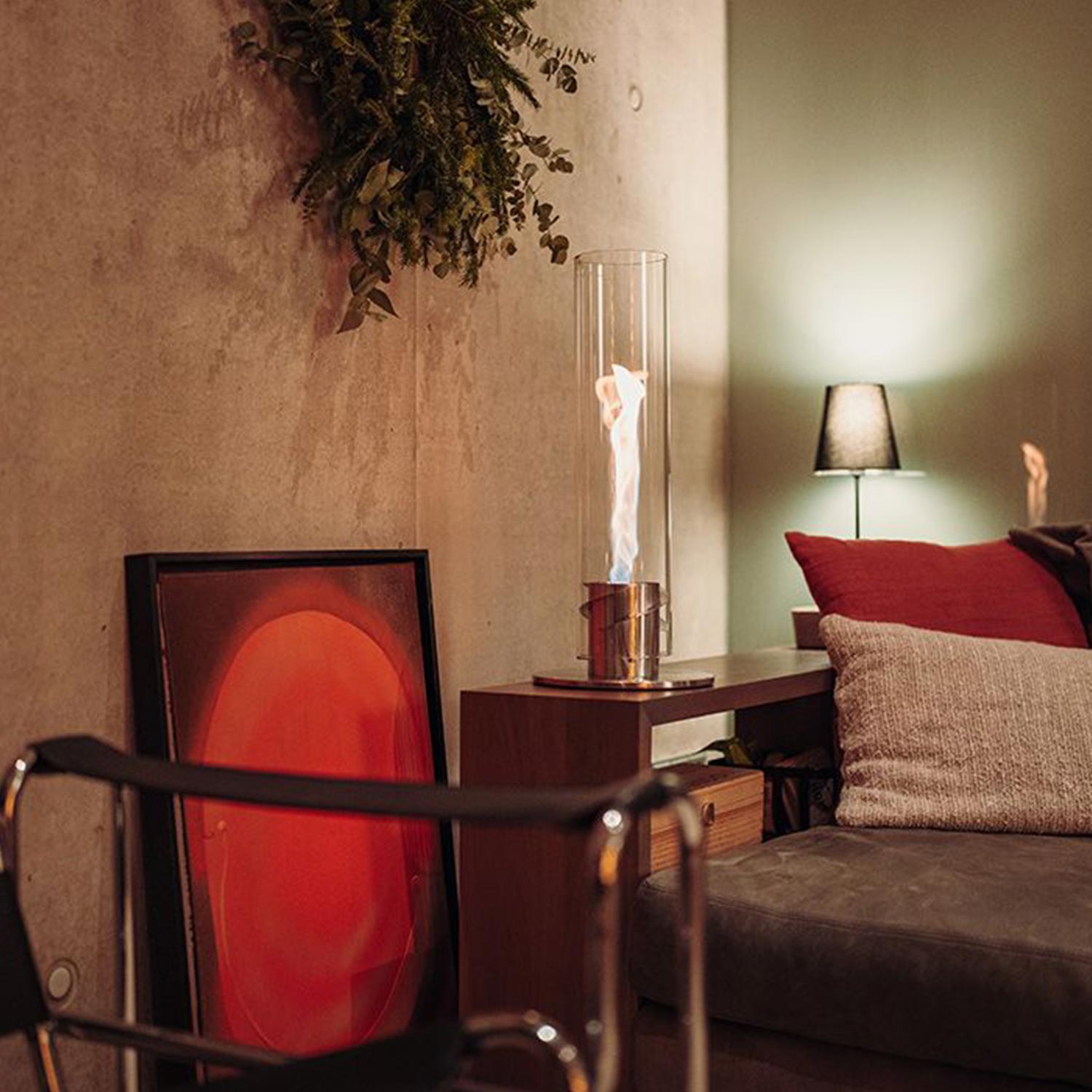 höfats - SPIN 1200 Tischfeuer silber