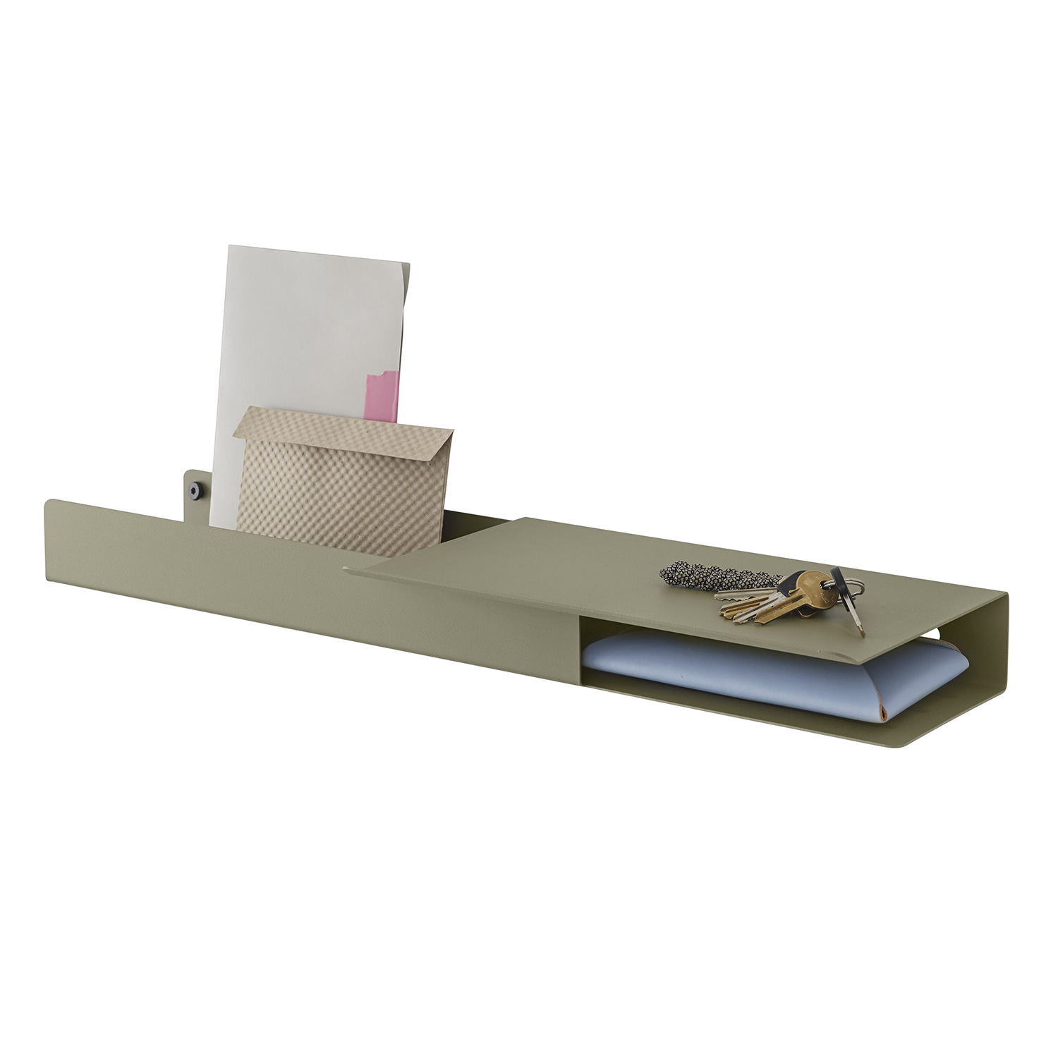folded shelves platform 62x5 olive muuto 93786