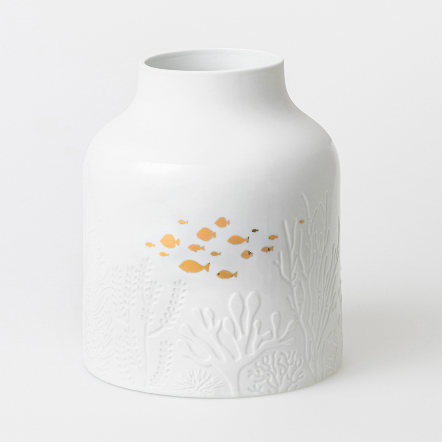 Vase weiss Unterwasserwelt Raeder Design 17377 100800