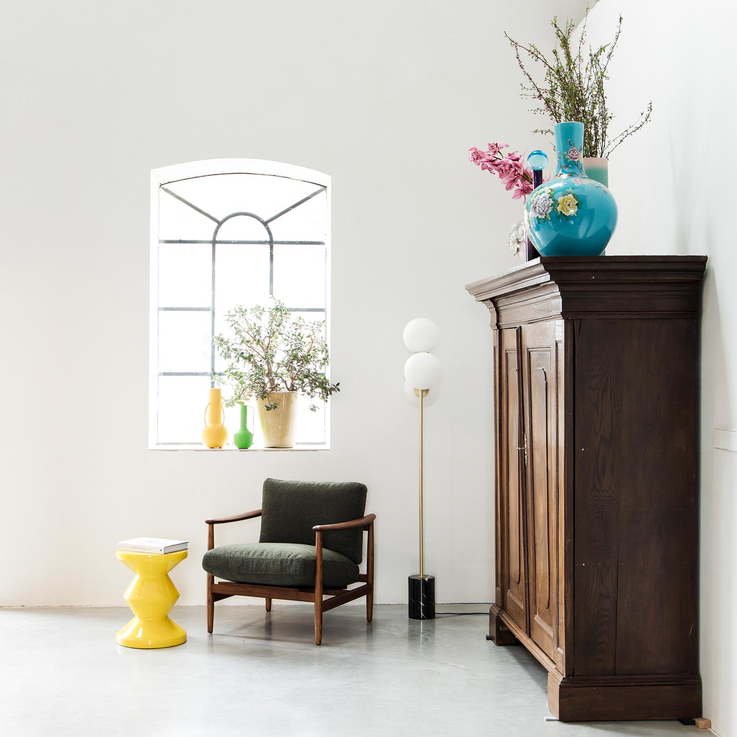 pols potten tam tam hocker gelb zimmer 97836