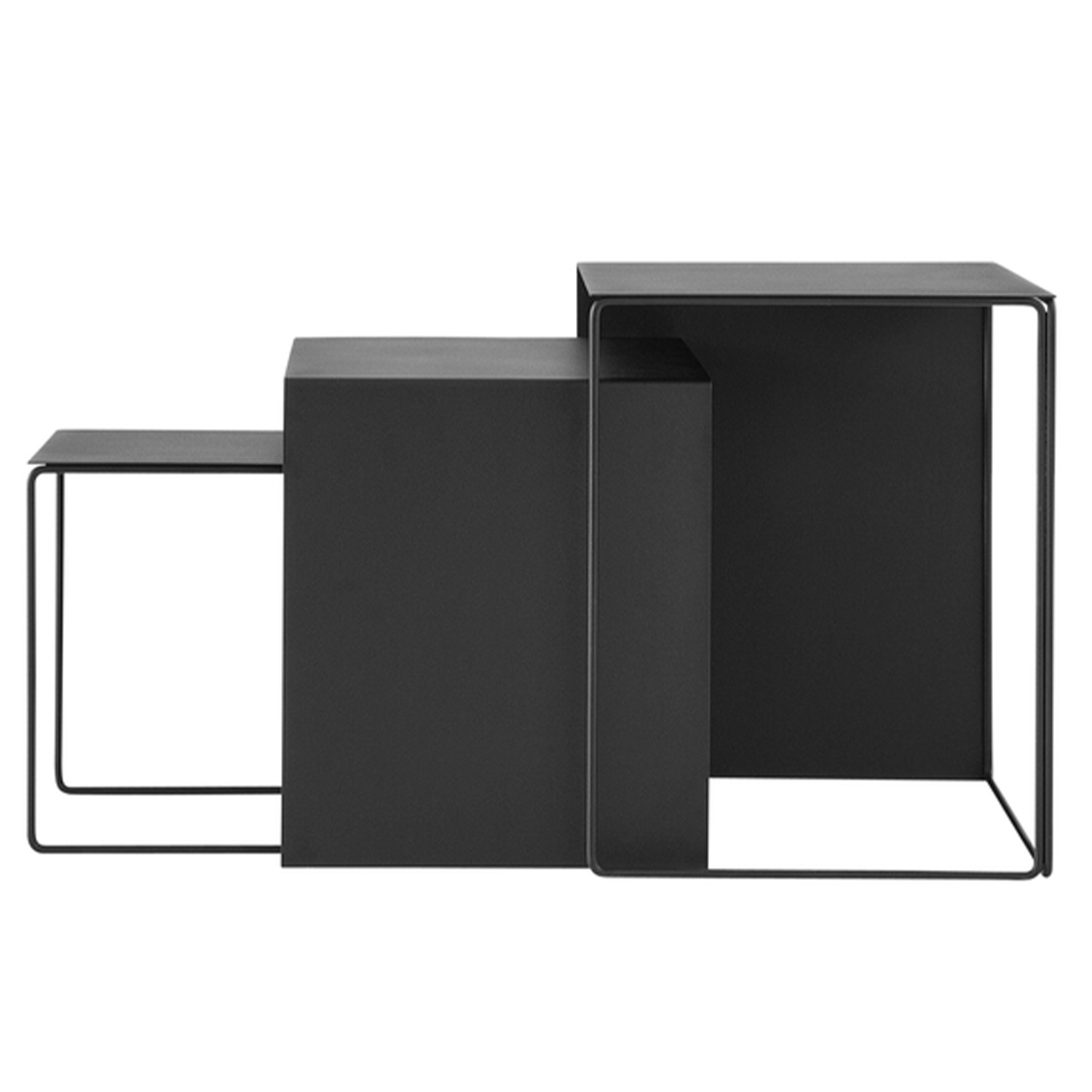 ferm living cluster table schwarz tisch 69359