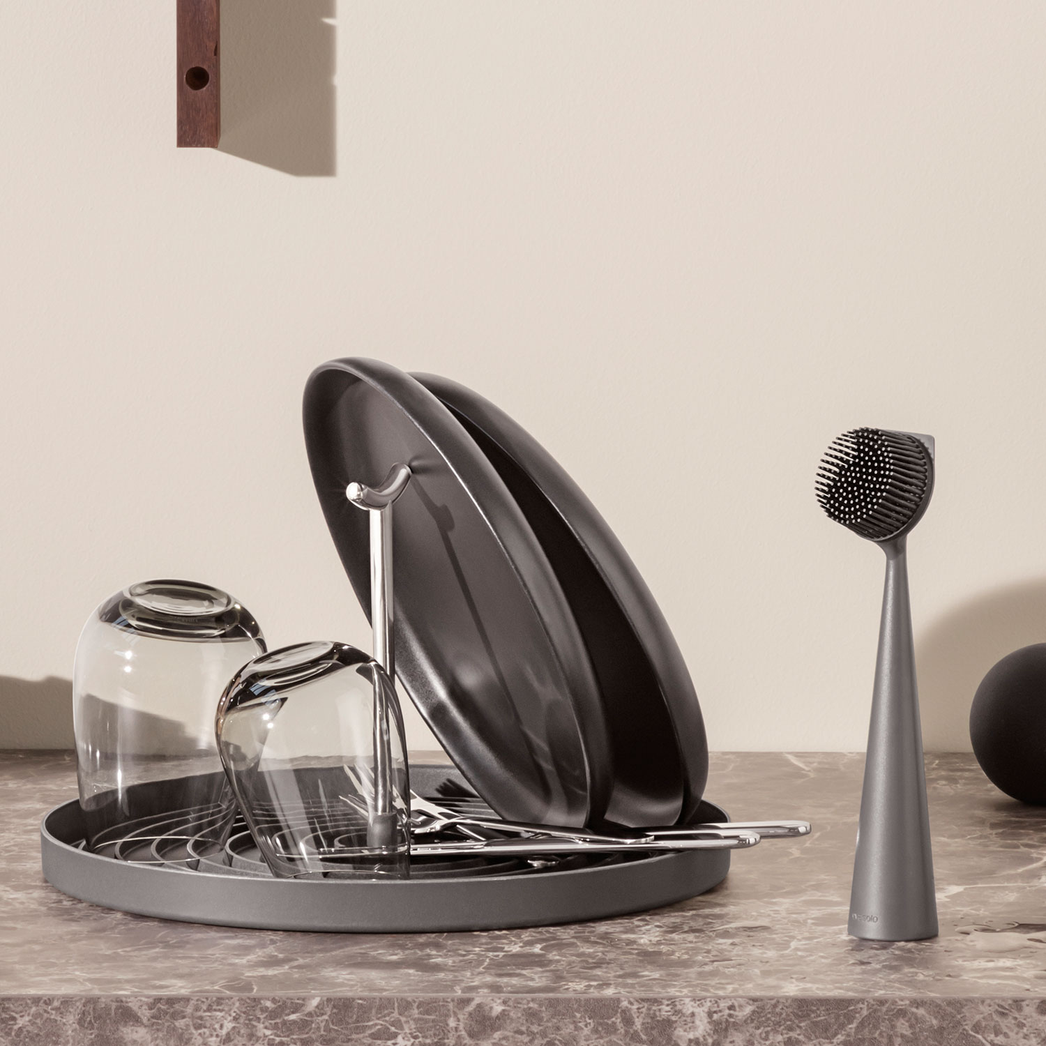 eva solo abtropfgitter mit geschirr 67240