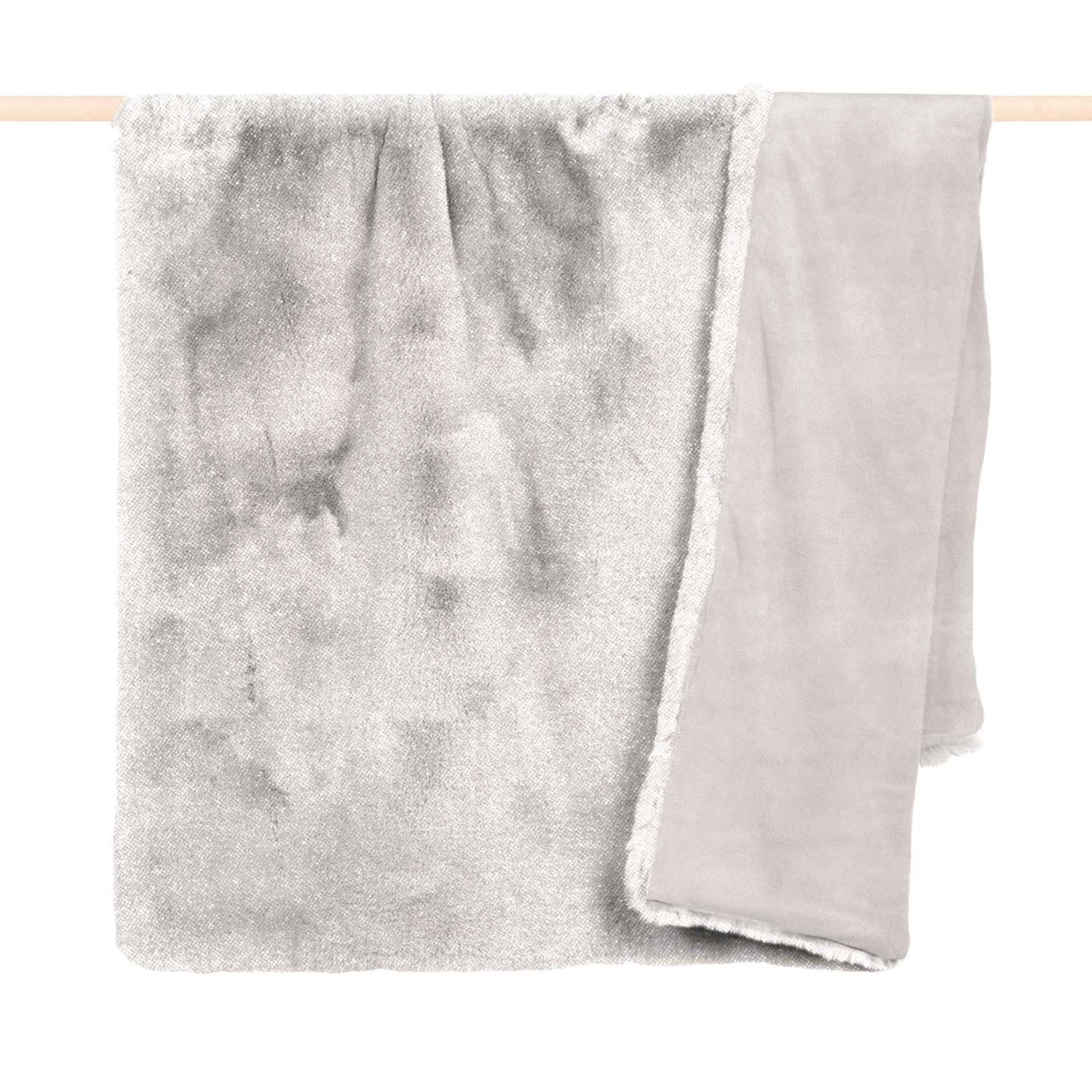 pad - Stella Decke 140 x 190 cm hellgrau