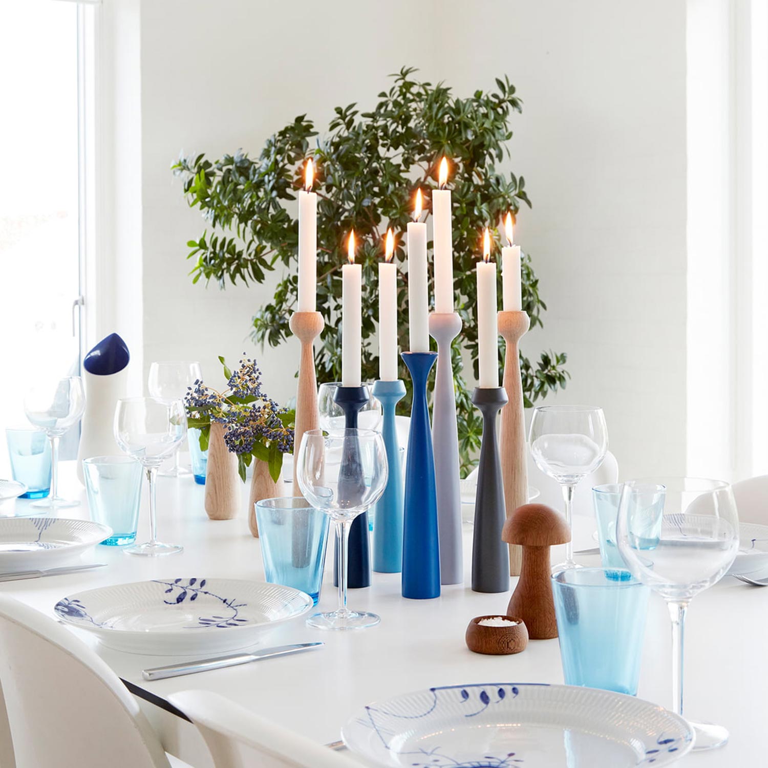 applicata blossom blautoene gedeckter tisch 71142