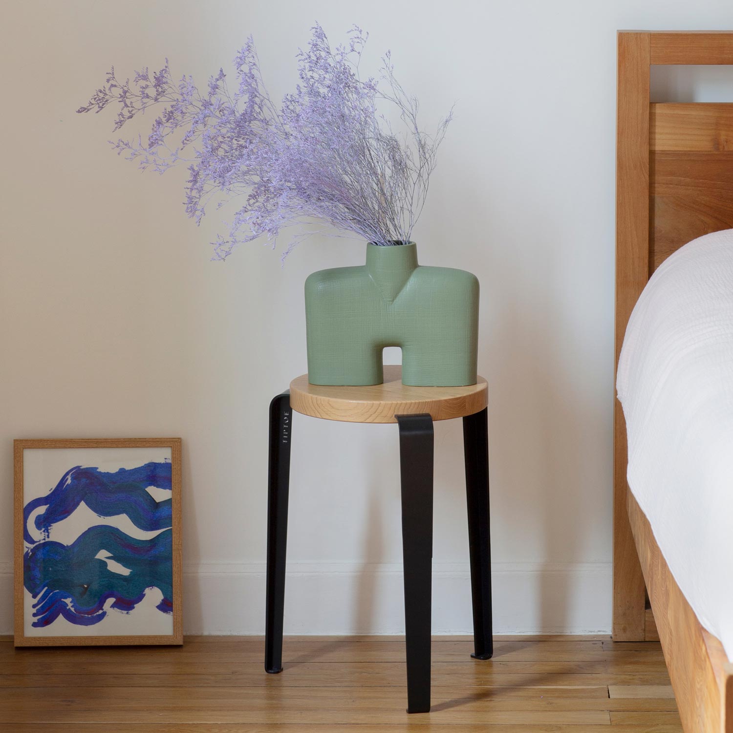 Tiptoe - Lou Hocker Eiche natur graphitschwarz