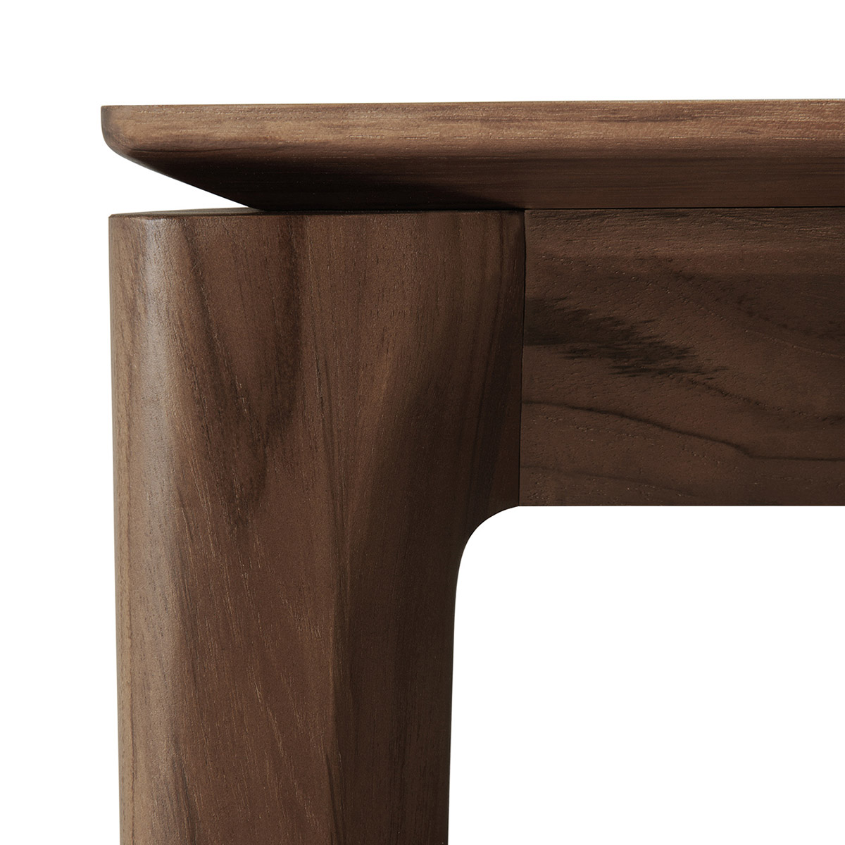 teak braun lackiert detail ethnicraft bok 97218