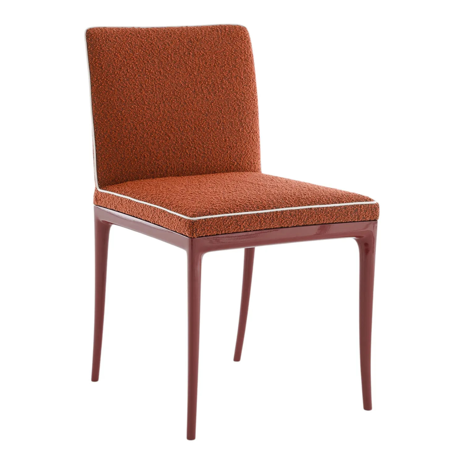 Kartell - Lillybet Stuhl Bouclè burgundy/rot