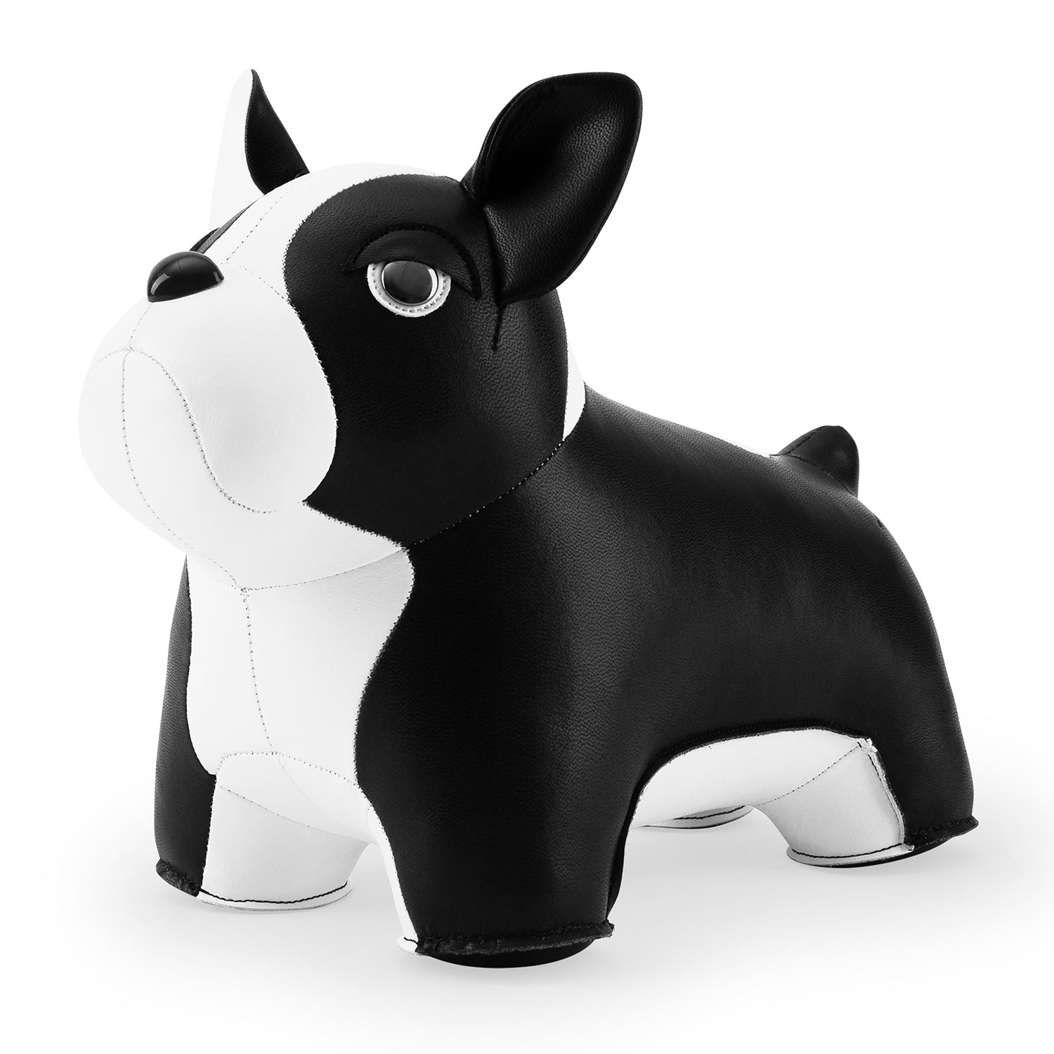 zueny bulldogge buchstuetze schwarz weiss 82859