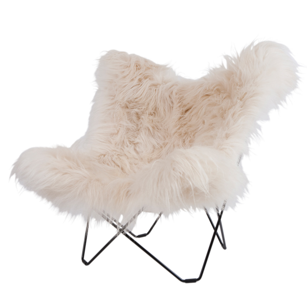 cuero iceland mariposa wild white black frame  86880