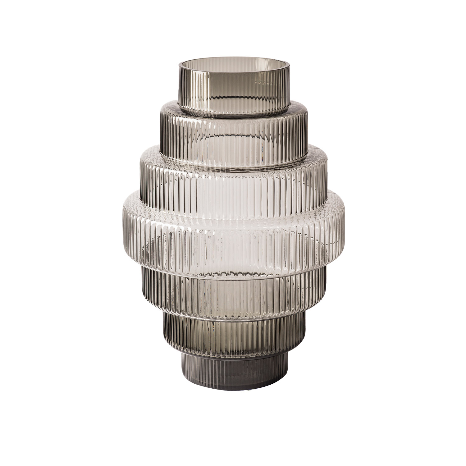 pols potten steps vase dunkelgrau s 95131