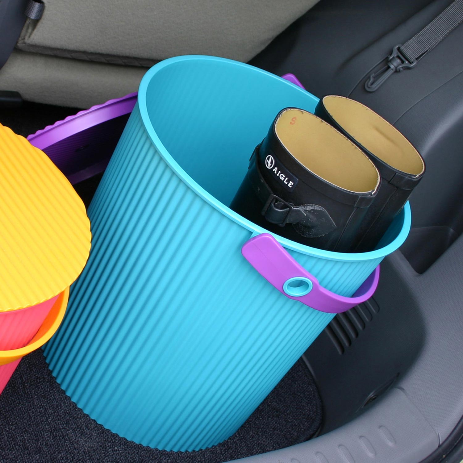 Hachiman- Omnioutil Eimer mit Deckel 20 l flamingo