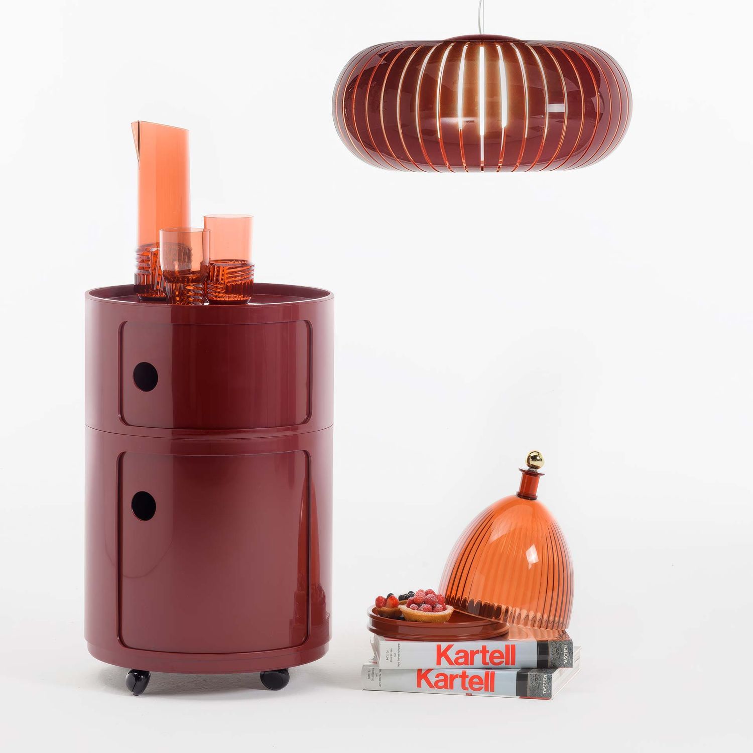 Kartell - Componibili new big 2 / 4922 taubengrau