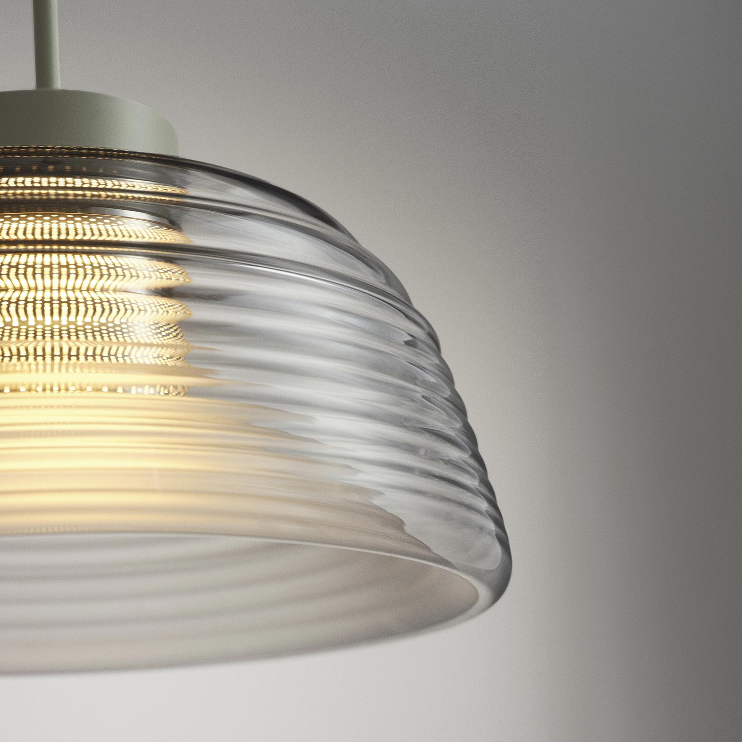 muuto pendelleuchte two layer olive 105392