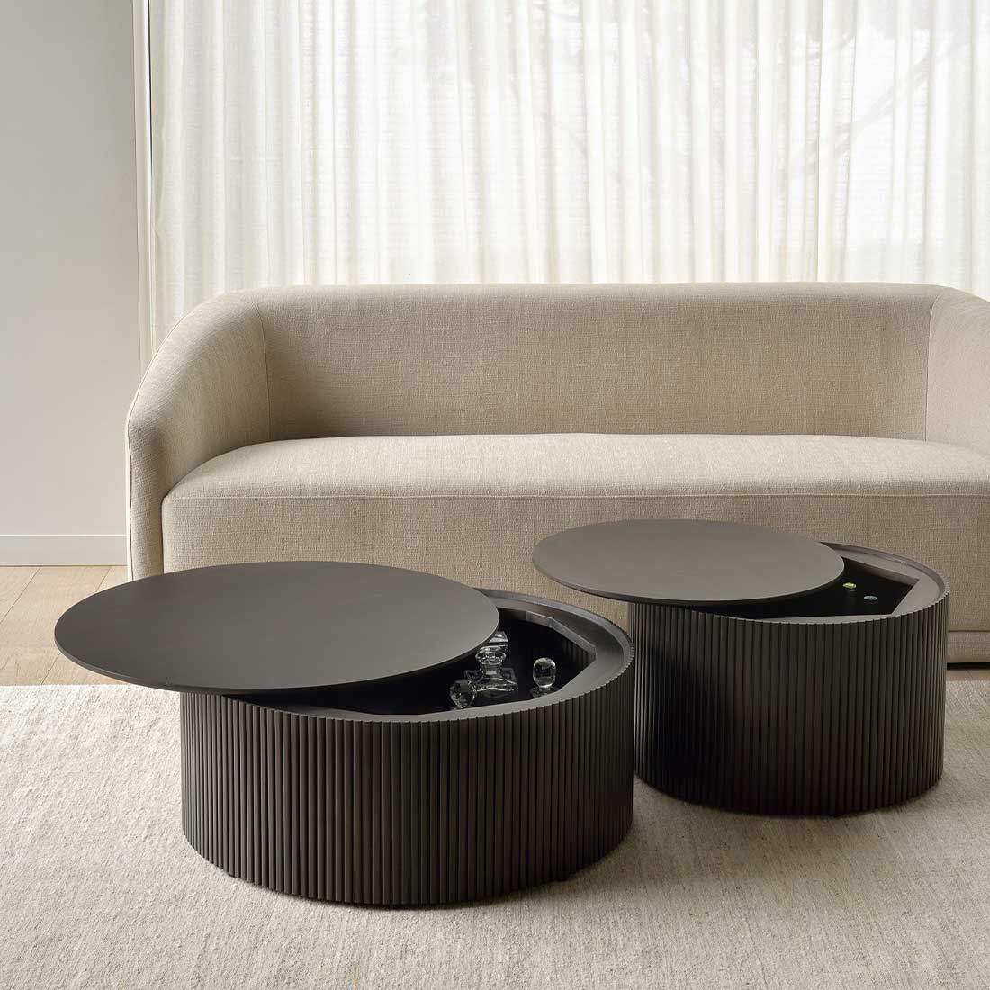 roller max couchtisch mit stauraum ethnicraft ambiente 88844