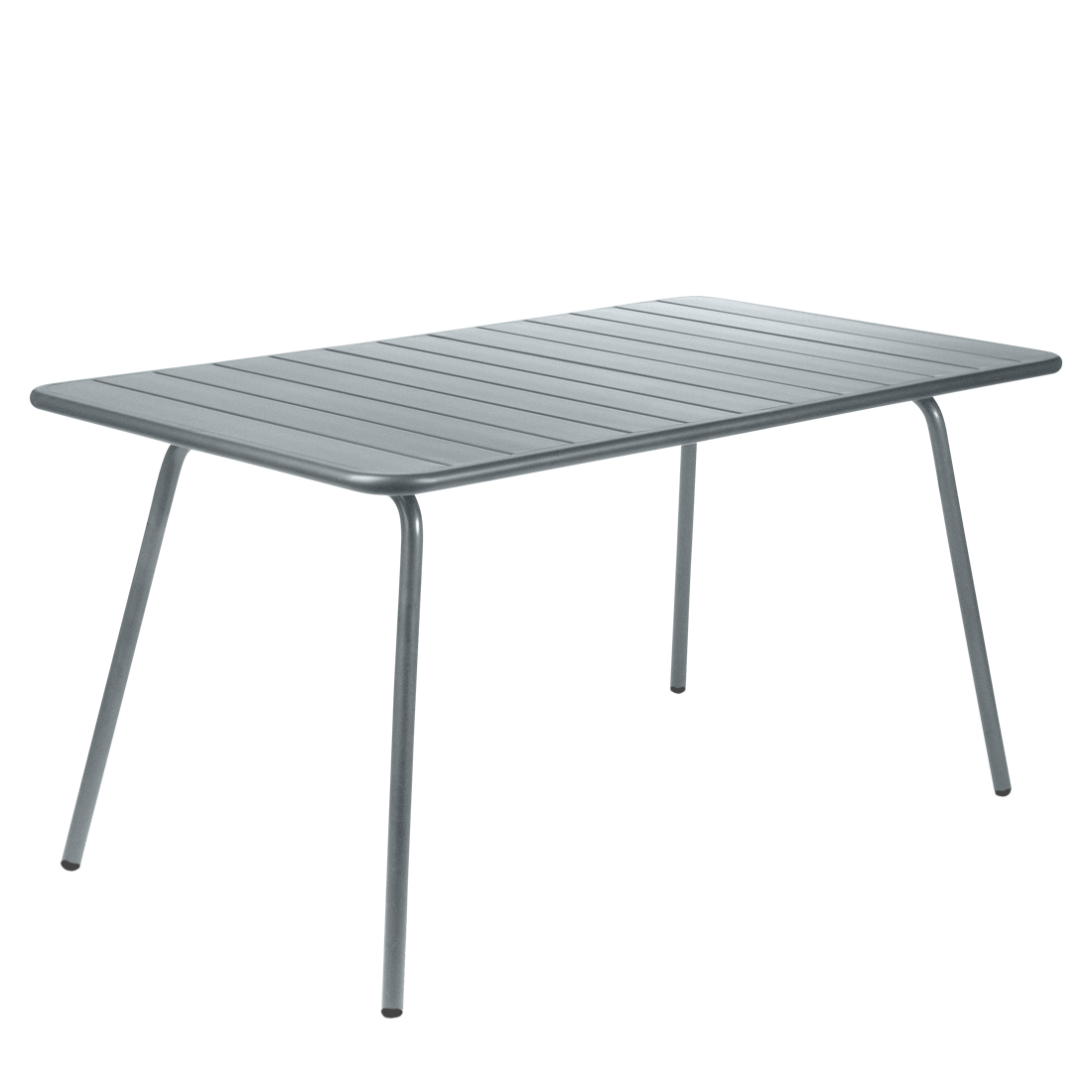 fermob luxembourg tisch 143cm gewittergrau 52860