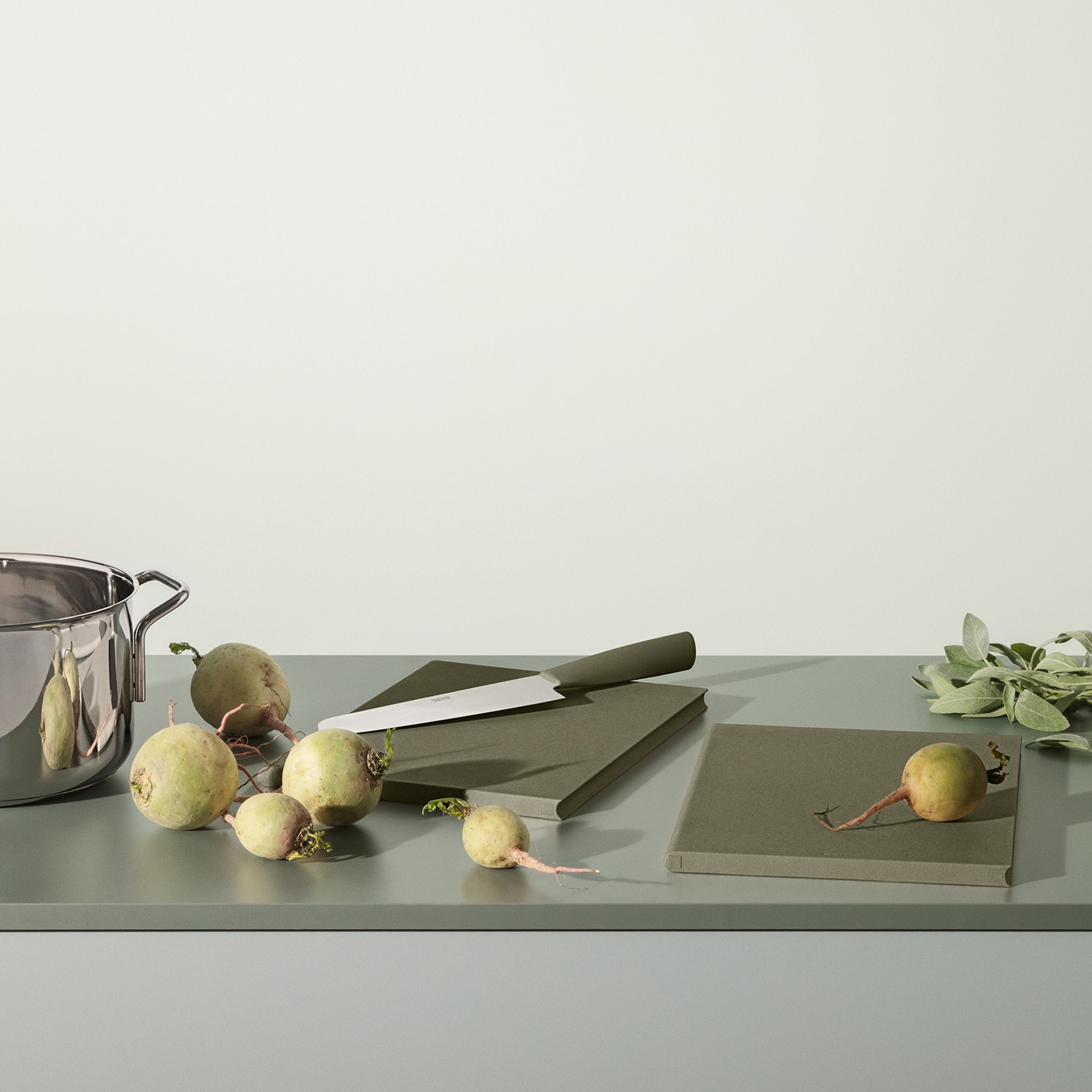 schneidebrett gruen eva solo double up 74612