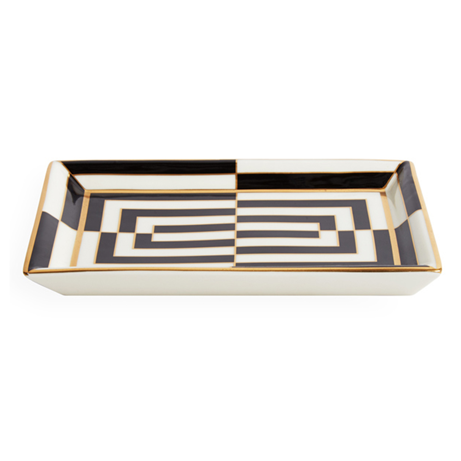 jonathan adler op art tablett schwarz rechteckig 75358