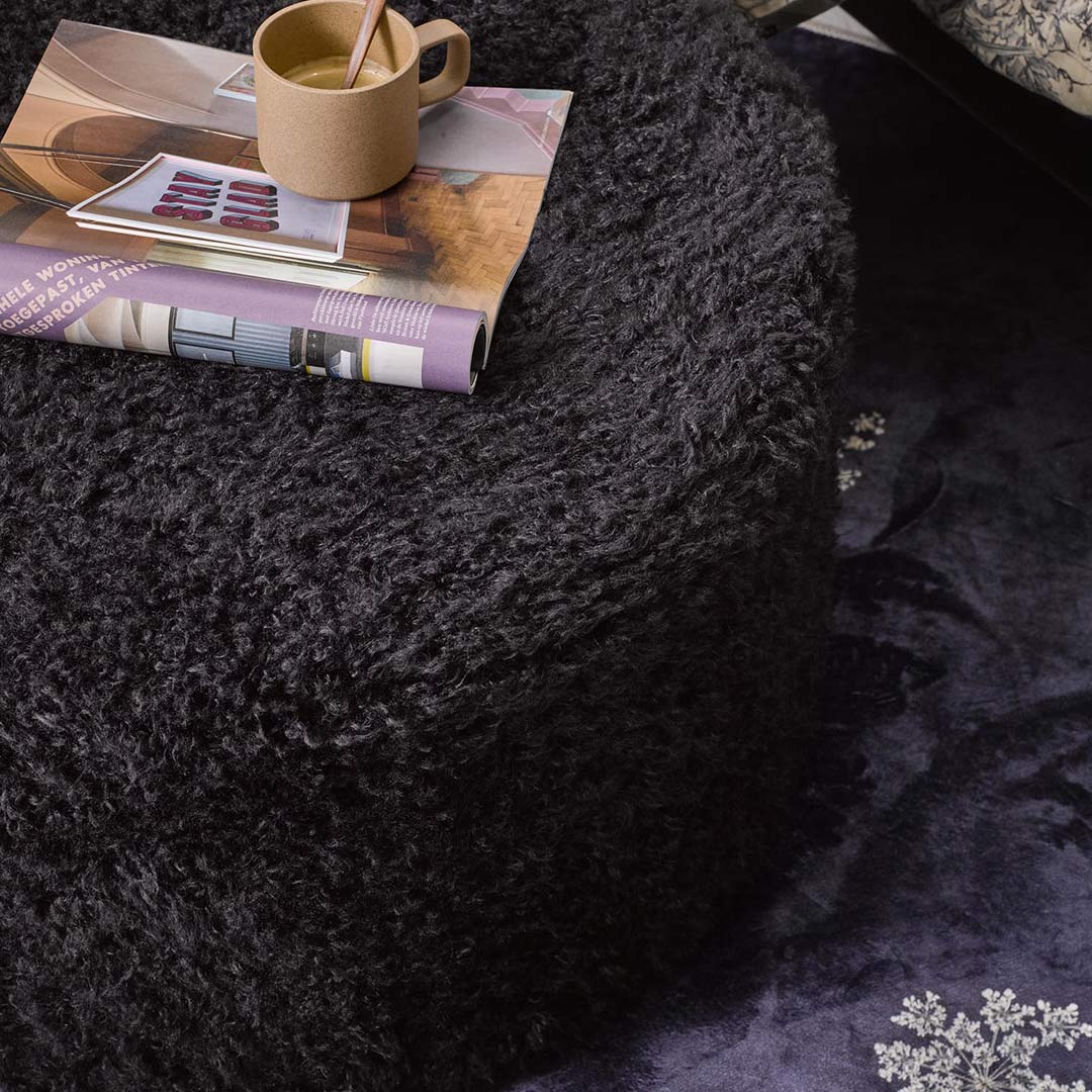 essenza shelley pouf nightblue weich 76644