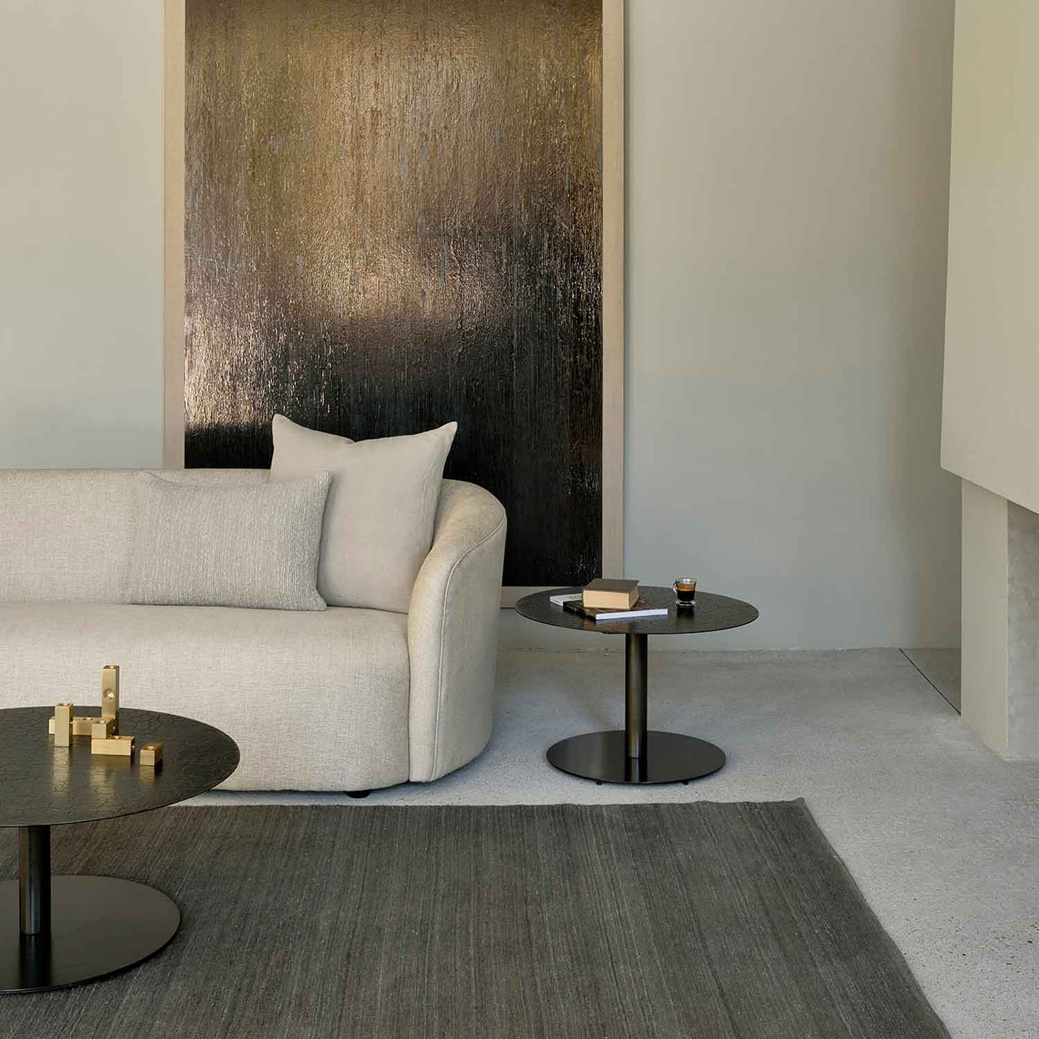 oatmeal ethnicraft 3 sitzer sofa ellipse ambiente wohnzimmer seite 88182