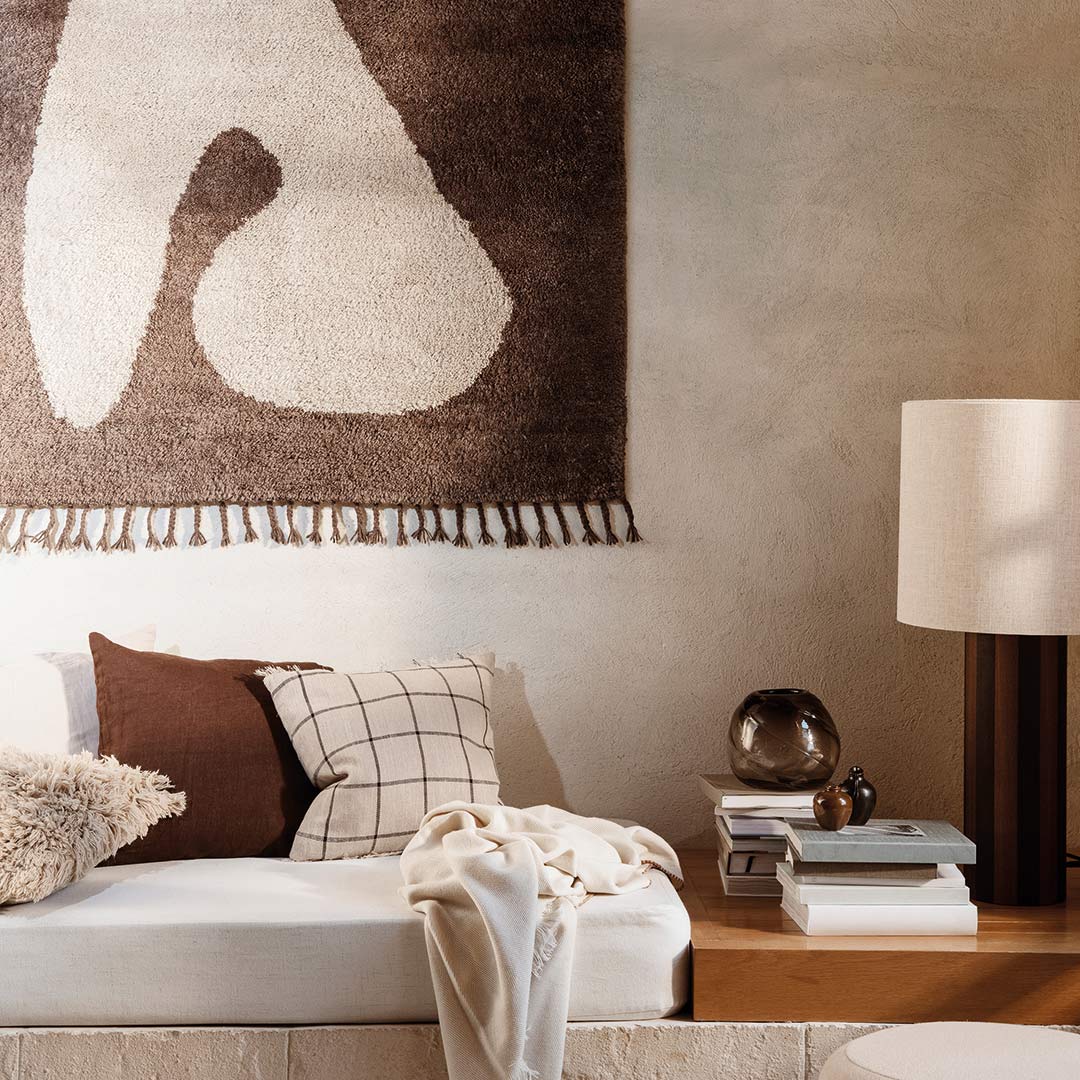 ferm living abstract teppich wandteppich 81355