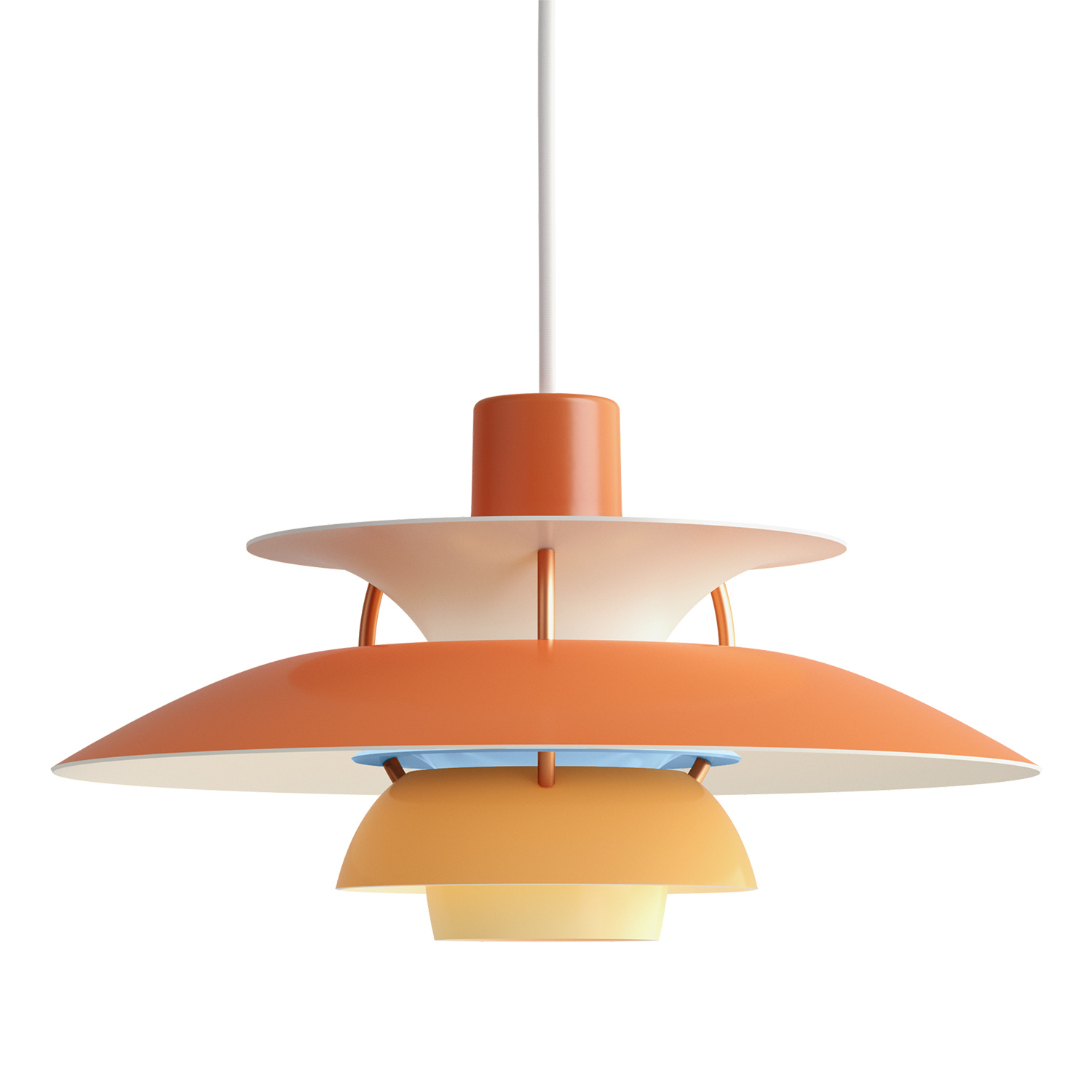 Louis Poulsen PH5 Mini Pendelleuchte hues of orange 106247