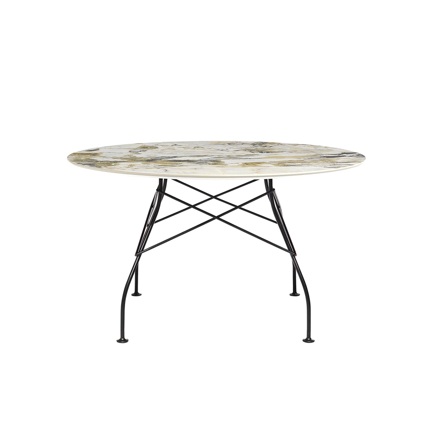 kartell glossy tisch schwarz symphonie 79177