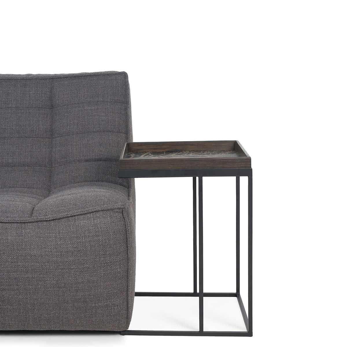 20792 ethnicraft square tray beistelltisch freisteller mit tablett 86844