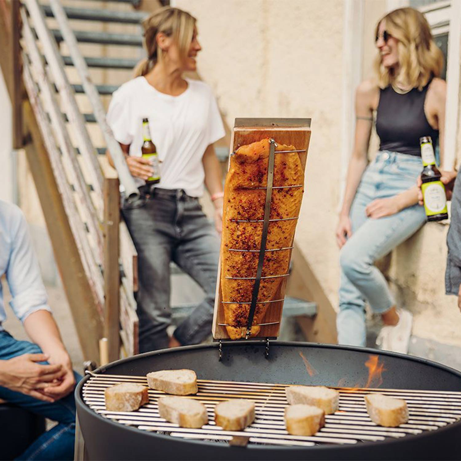 hoefats flammlachsbrett lachs gegrillt 94715