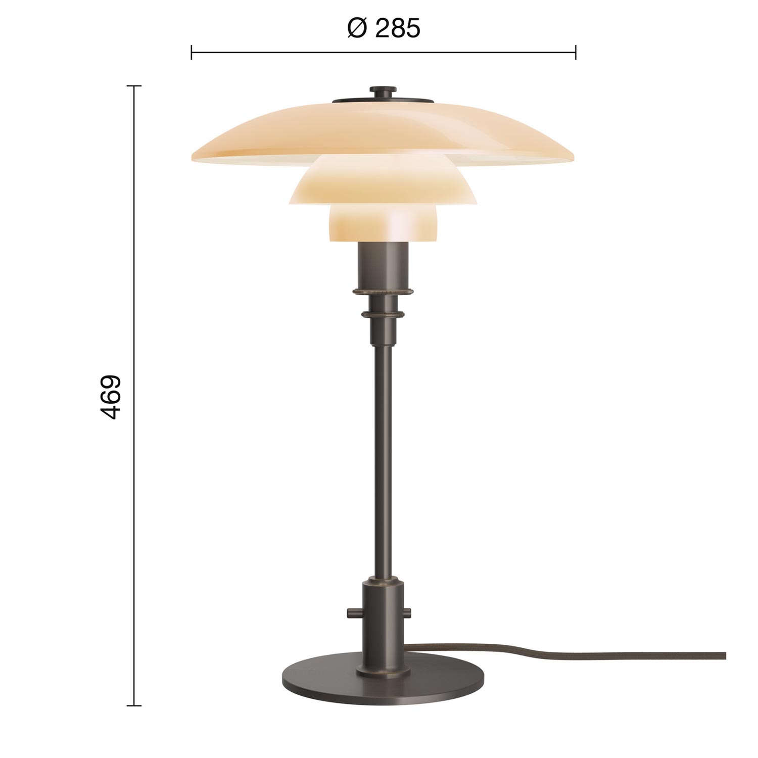 Louis Poulsen - PH 3/2 Tischlampe Limited Edition