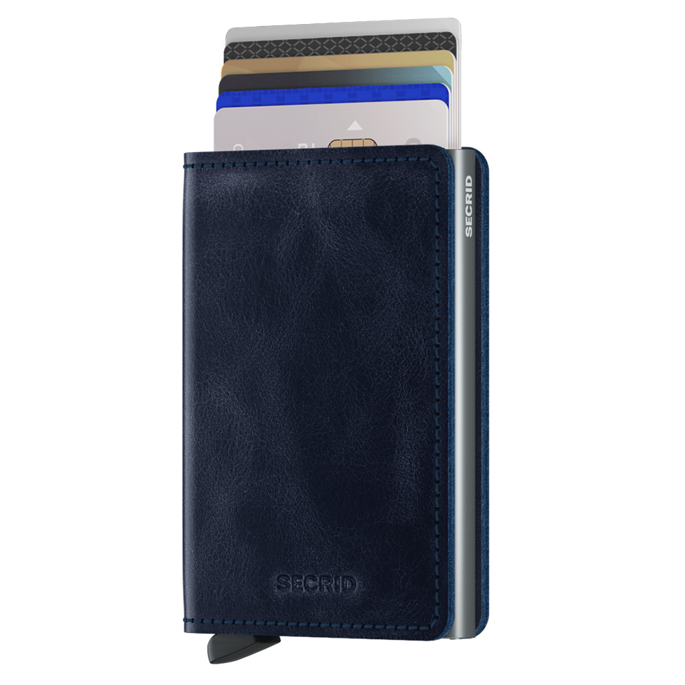 slimwallet vintage blau secrid 78912
