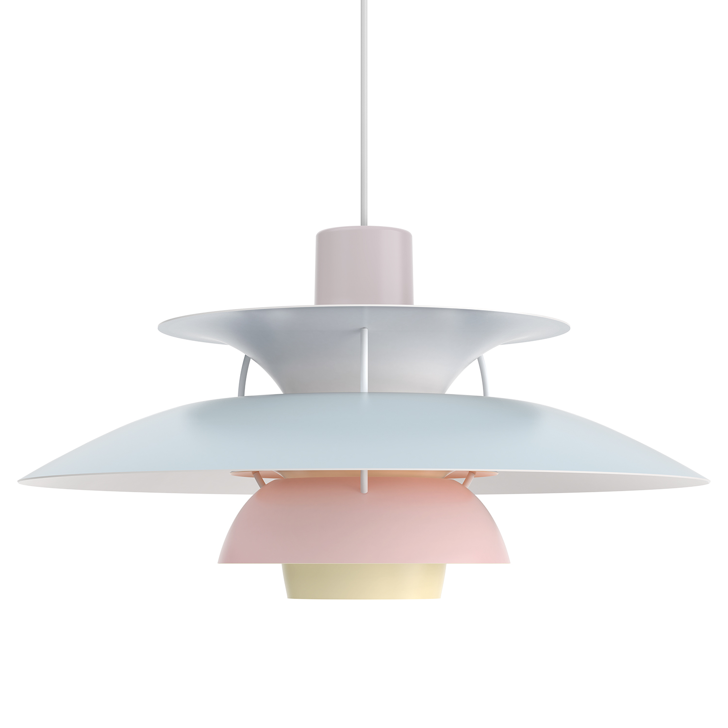 Lous Poulsen  PH 5 Pendelleuchte Pastels Oyster Grey 106223