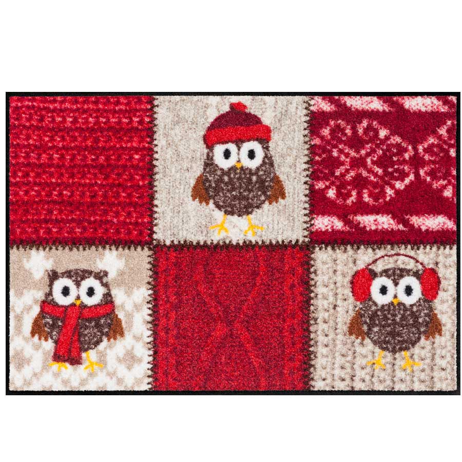 salonloewe fumatte strickeulen rot 50x75 24387