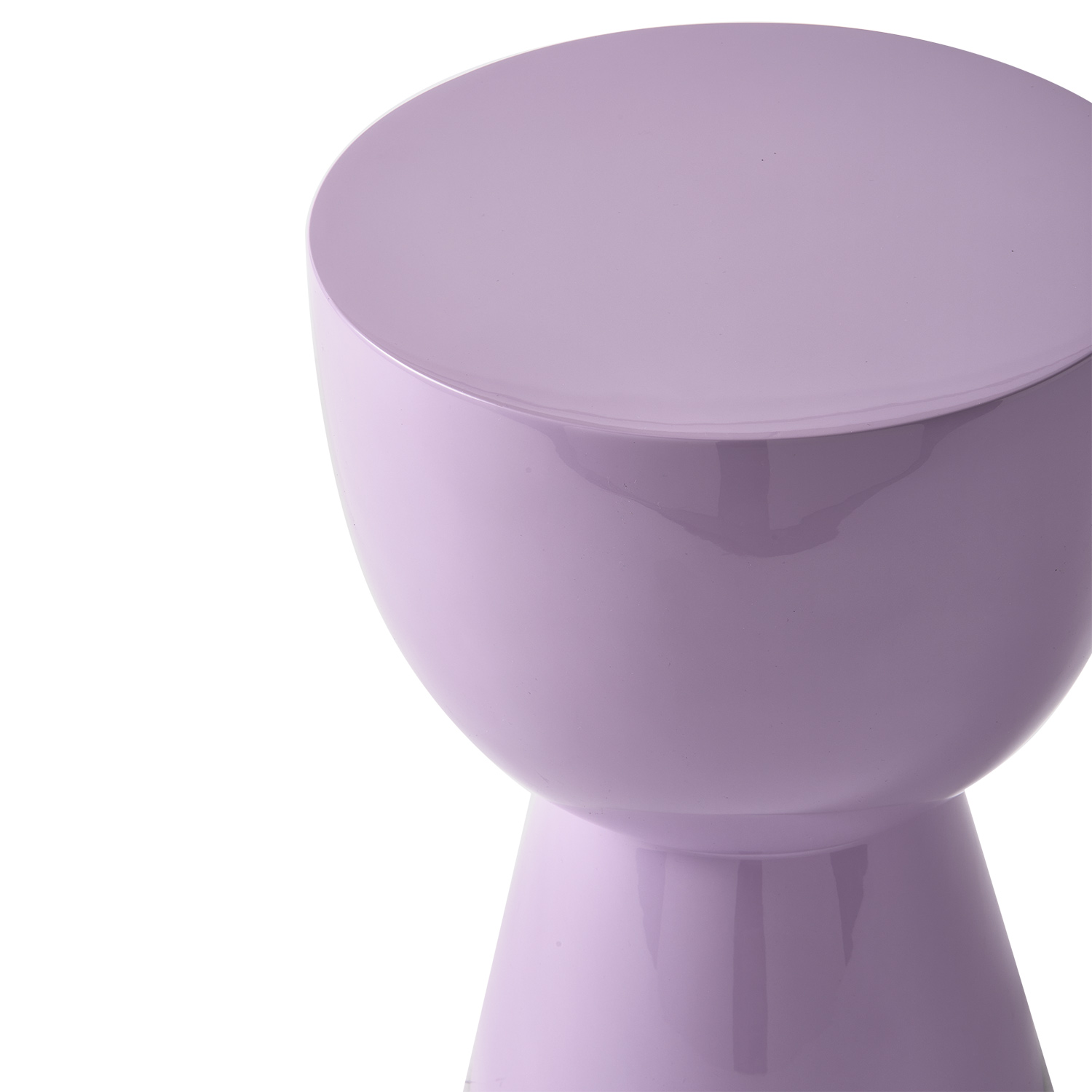 pols potten tam tam hocker lila oben 95196