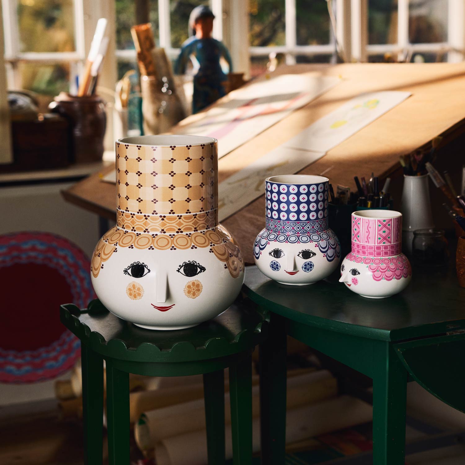 Björn Wiinblad - Olga Vase H15 cm pink