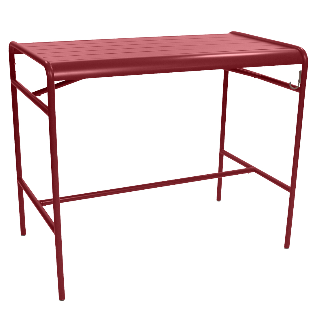fermob luxembourg hoher tisch 126 chili 43 64413